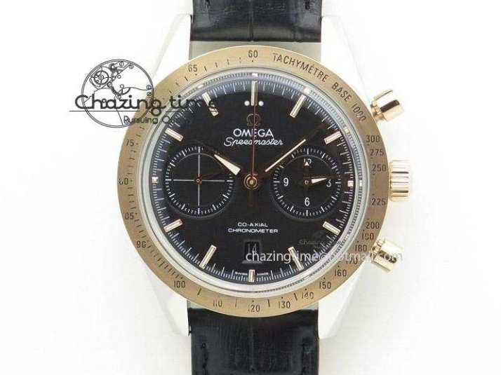 0516 Speedmaster Racing Master SS HKF Best Edition White Black Dial on Black Rubber Strap A Effortless 7813